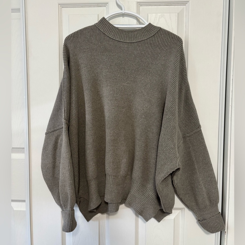 Free people easy street tunic gray XS